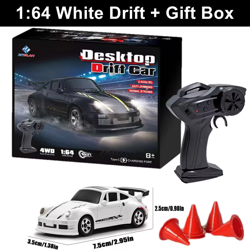 1/64 2,4G High speed Drift Rc Auto 4WD Fernbedienung Auto Allradantrieb Funkgesteuert Mini RTR Racing Modell junge Spielzeug Geschenk