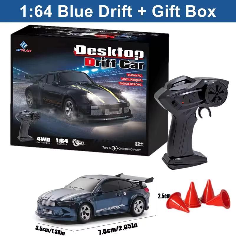 1/64 2,4G High speed Drift Rc Auto 4WD Fernbedienung Auto Allradantrieb Funkgesteuert Mini RTR Racing Modell junge Spielzeug Geschenk