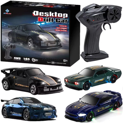 1/64 2,4G High speed Drift Rc Auto 4WD Fernbedienung Auto Allradantrieb Funkgesteuert Mini RTR Racing Modell junge Spielzeug Geschenk